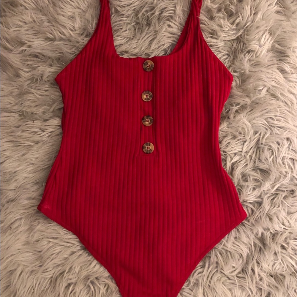 Red Bodysuit